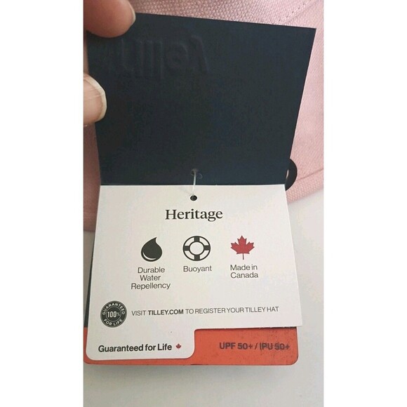Tilley Heritage The Iconic T1 Bucket Hat Light Pink Size XL 7 3/4 UPF 50 New - Picture 13 of 15